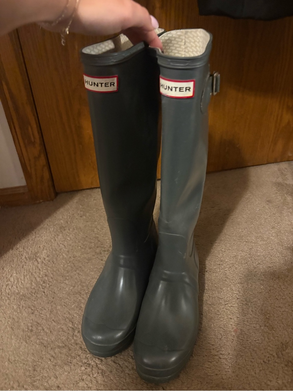 Hunter Tall Rain Boots - Dark Green